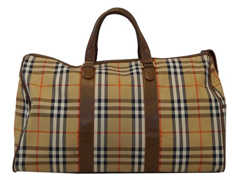 burberry plaid bag travel|burberry luggage.